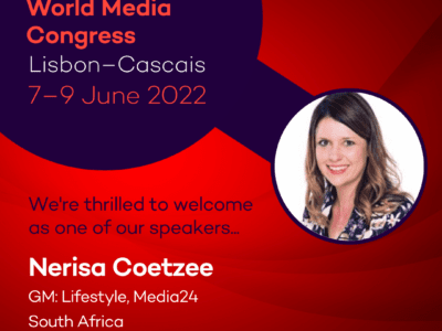 Nerisa Coetzee, World Media Congress 2022 speaker #fippcongress